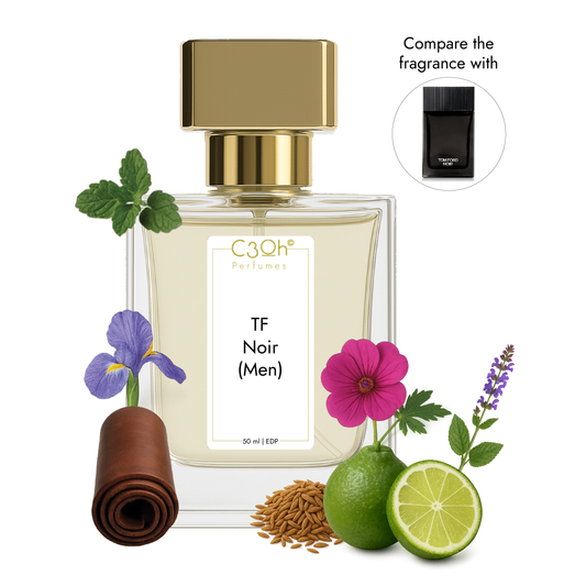 C3oh TF Noir Men | Men's Perfume | Oriental Aromatic Spicy Fragrance | 50 ml & 100 ml