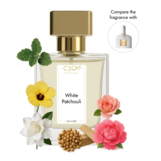 C3oh White Patchouli | Women's Perfume | Chypre Floral Fragrance | 50 ml & 100 ml
