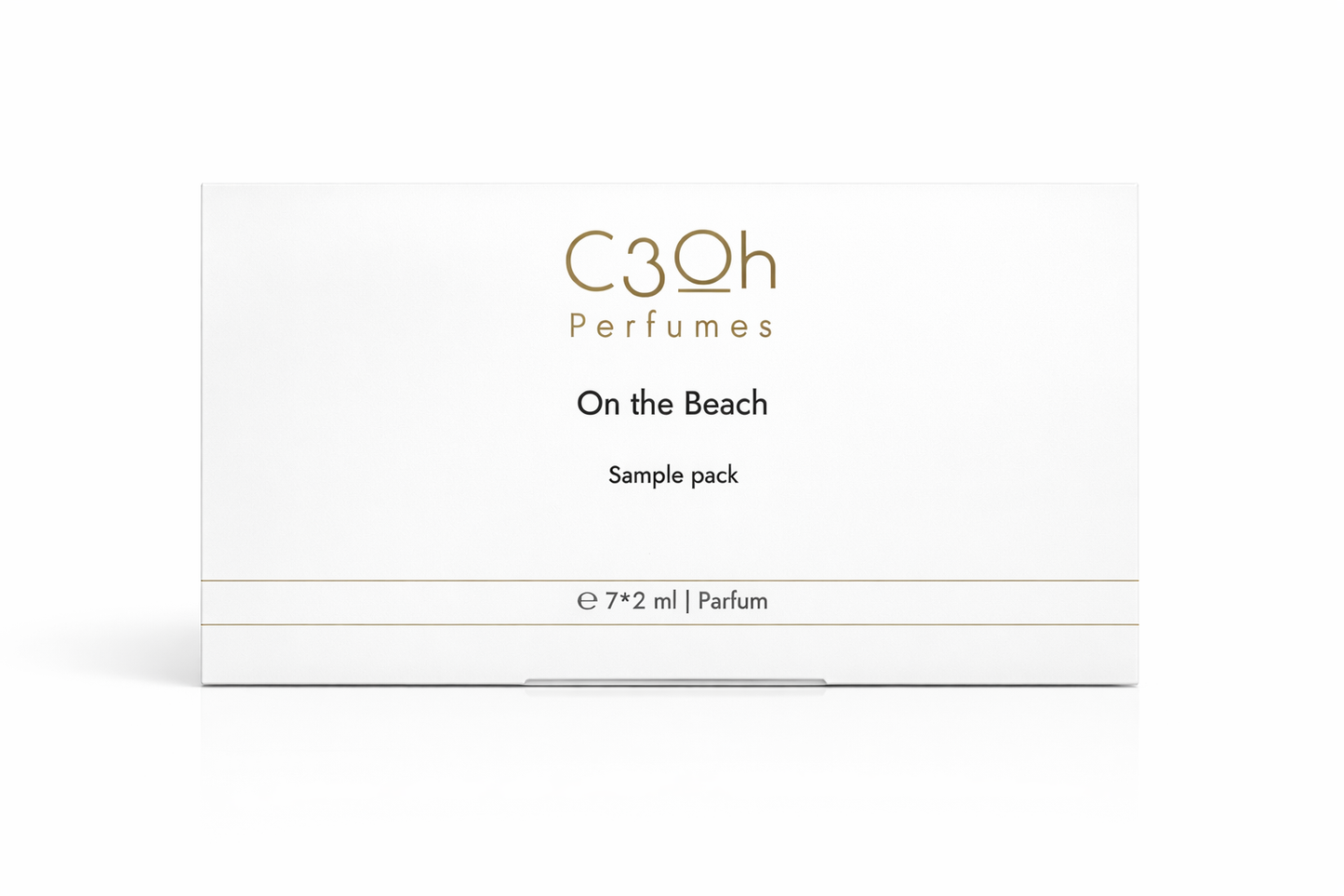 Unisex perfume sampler set by C3oh with seven On the Beach fragrances