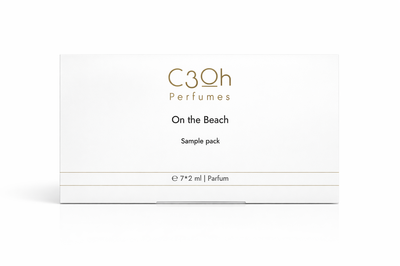Unisex perfume sampler set by C3oh with seven On the Beach fragrances