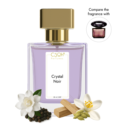 C3oh Crystal Noir | Women's Perfume | Floral Oriental Fragrance | 50 ml & 100 ml