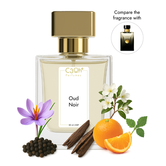 C3oh Oud Noir | Men's Perfume | Oriental Woody Fragrance | 50 ml & 100 ml