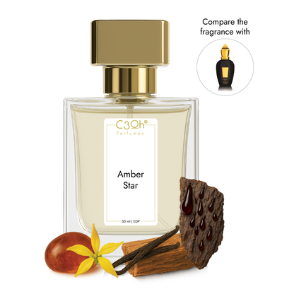 C3oh Amber Star | Men & Women's Perfume | Oriental Woody Fragrance | 50 ml & 100 ml