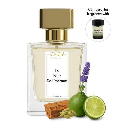 C3oh La Nuit De L'Homme | Men's Perfume | Oriental Fresh Fragrance | 50 ml & 100 ml