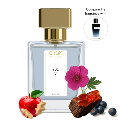 C3oh YSL Y | Men's Perfume | Fougere Aromatic Spicy Fragrance | 50 ml & 100 ml