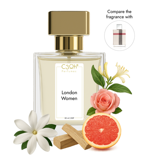 C3oh London Women Perfume Spray for Women | Floral Musky Fragrance | 50 ml & 100 ml Women's Eau De Perfume Spray | Luxury Gift for Her | Perfume for Classic Elegant Confident Timeless Women