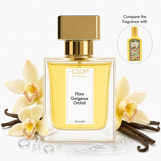 C3oh Flora Gorgeous Orchid perfume for women – inspired by Gucci Flora Gorgeous Orchid Eau de Parfum