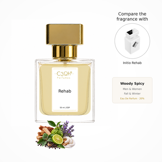 C3oh Rehab unisex perfume – inspired by Initio Rehab