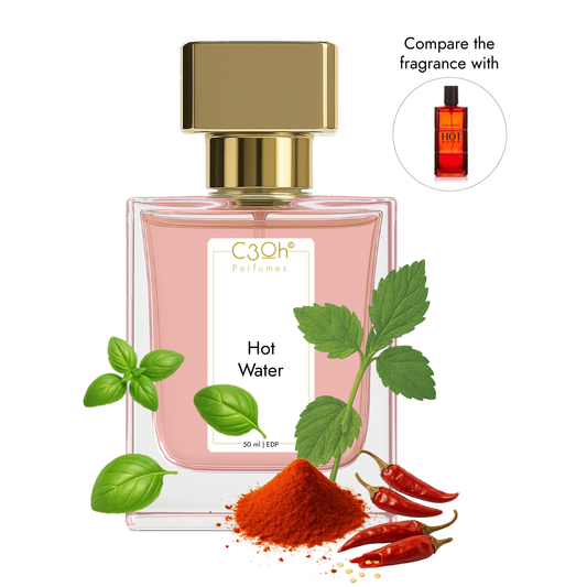 C3oh Hot Water Perfume Spray for Men | Oriental Spicy Fragrance | 50 ml & 100 ml Men's Eau De Perfume Spray | Luxury Gift for Him | Perfume for Intense Sensual Fiery Confident Men