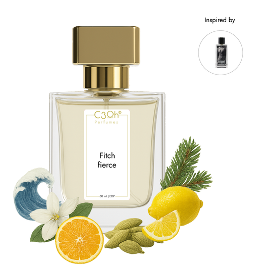 C3oh Fitch fierce Perfume for Men | Aromatic Woody Citrus Fresh Spicy Fragrance | 50 ml & 100 ml Men's Eau De Perfume Spray | Luxury Gift for Him | Perfume for Confident, Youthful, Athletic, Sociable Men
