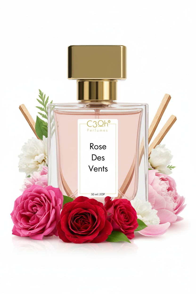 C3oh Rose Des Vents | Women's Perfume | Floral Woody Musk Fragrance | 50 ml & 100 ml