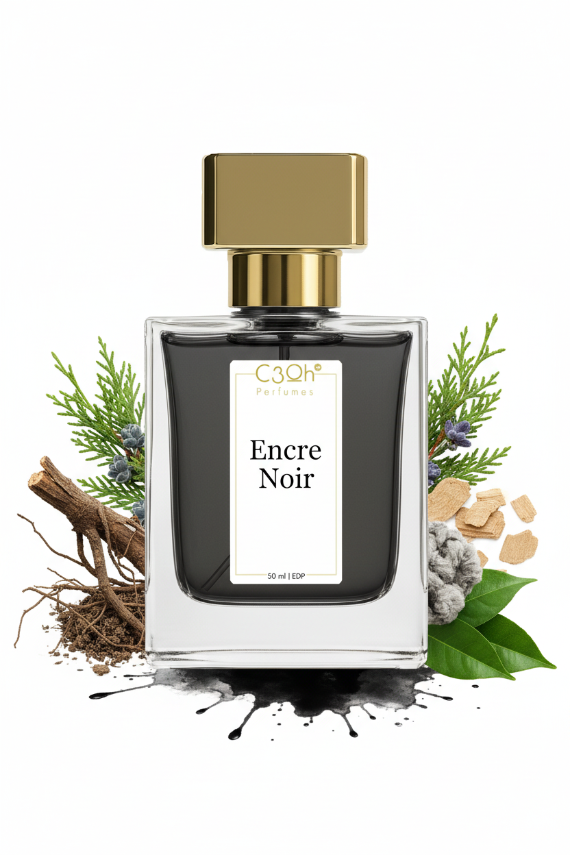 C3oh Encre Noir | Men's Perfume | Woody Aromatic Fragrance | 50 ml & 100 ml