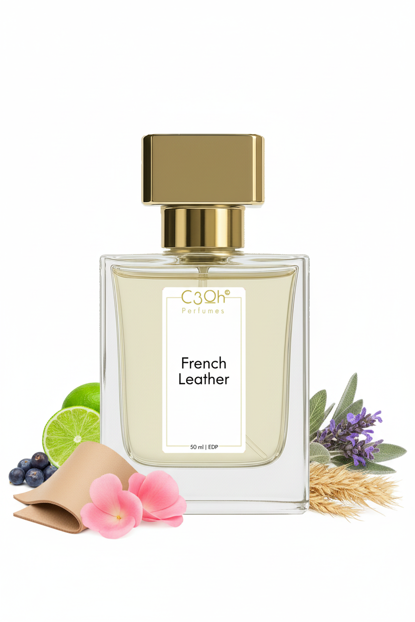 C3oh French Leather | Men & Women's Perfume | Floral Leather Fragrance | 50 ml & 100 ml