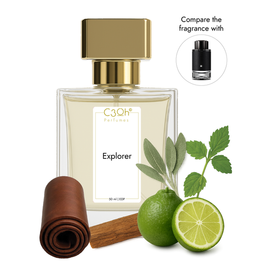 C3oh Explorer | Men's Perfume | Woody Aromatic Leathery Fragrance | 50 ml & 100 ml