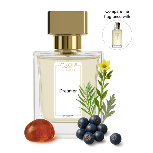 C3oh Dreamer Perfume Spray for Men | Oriental Fougere Fragrance | 50 ml & 100 ml Men's Eau De Perfume Spray | Luxury Gift for Him | Perfume for Sophisticated Confident Adventurous Romantic Men