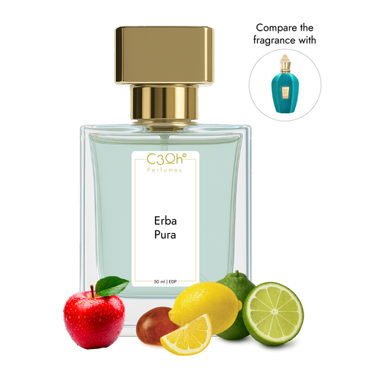 C3oh Erba Pura Perfume Spray for Men & Women | Oriental Fragrance | 50 ml & 100 ml Men Women's Eau De Perfume Spray | Luxury Gift for Him & Her | Perfume for Fresh Playful Confident Sophisticated Men & Women